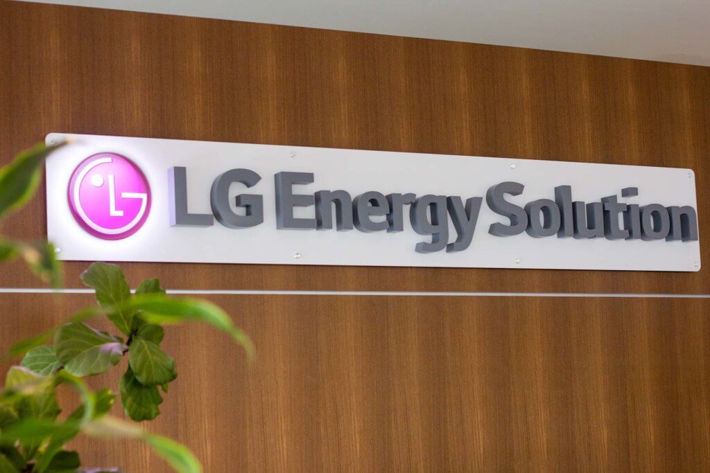 LG Energy Solution Sign